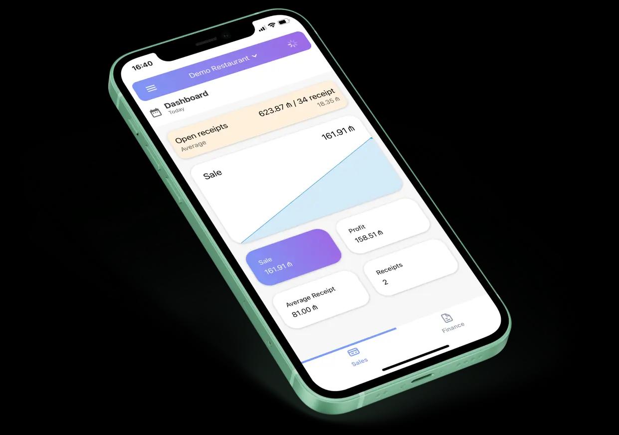 With the Clopos Manager application, you can monitor the activity of your enterprise, regardless of where you are