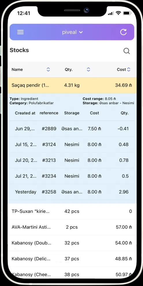 Managing your inventory has never been easier! Our state-of-the-art inventory management system allows you to effortlessly monitor your current stock levels with just a few taps on your device