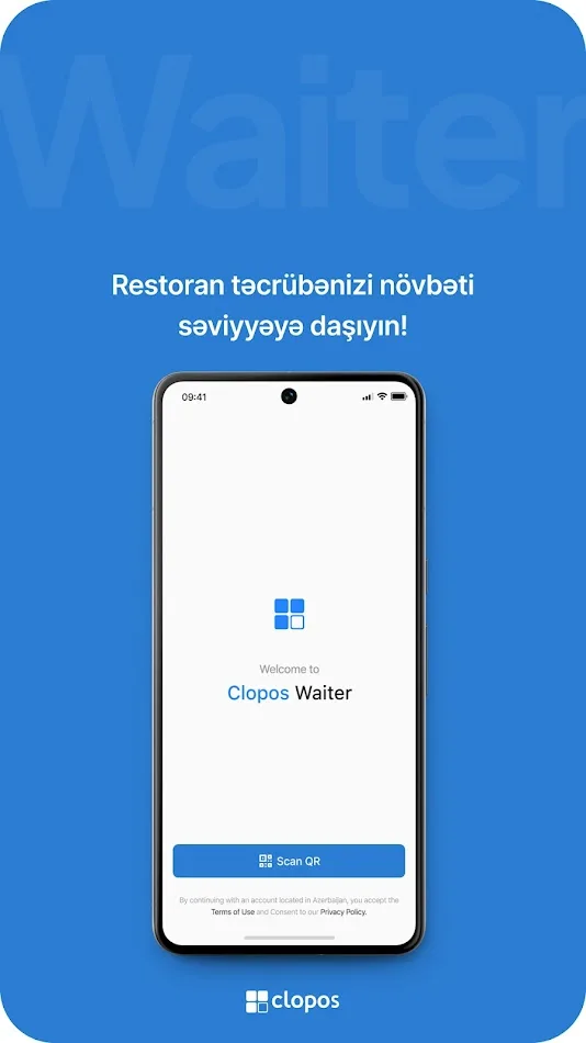 Clopos Waiter app screenshot 1