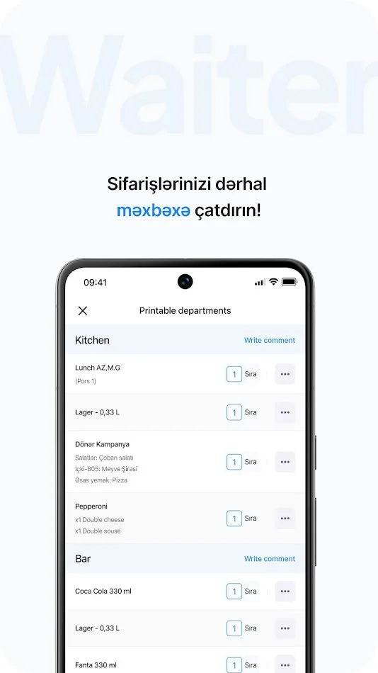 Clopos Waiter app screenshot 4